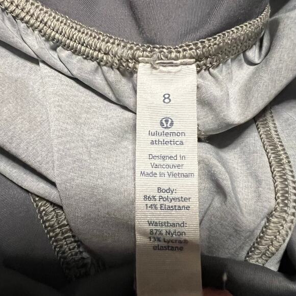Lululemon Om Pants Womens 8 Fold Over Waist Gray Baggy - Picture 5 of 9
